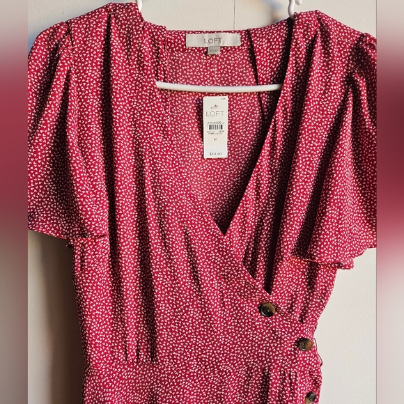 NWT Loft Wrap Blouse in Women's M - Picture 2 of 14
